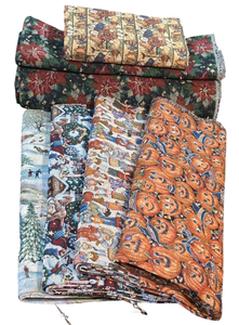 lot 307 image: Large Upholstery-Grade Fabric Lengths