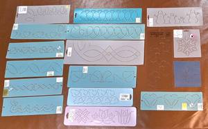 lot 367 image: Plastic Stencil Selection