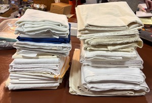 lot 436 image: Swaths of Fabric Cotton, Soft, Corduroy and Flannel