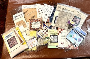 lot 396 image: Wonderful Kits Including X Blocks Basix, Quilt Moments, Open Gate, Jaybird and More