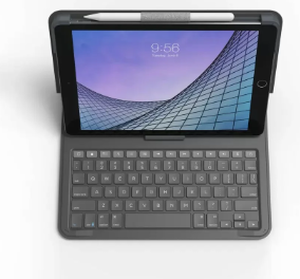 lot 495 image: ZAGG - Messenger Folio 2 - Tablet Keyboard & Case for 10.2-inch iPad 10.5-inch iPadAir 3