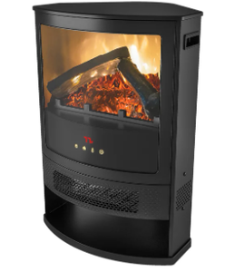 lot 519 image: Better Homes & Gardens New Electric Corner Stove Heater with Remote