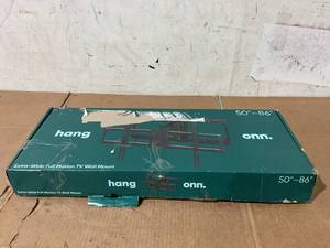 lot 227 image: Onn. Full Motion TV Wall Mount for 50 to 86 TVs