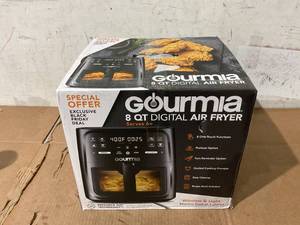 lot 237 image: Gourmia 8-Quart Digital Window Air Fryer, with 8 One-Touch Functions