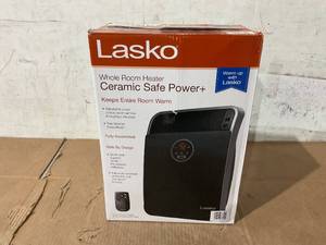lot 240 image: Lasko 18 1500W Whole Room Ceramic Console Space Heater with Remote