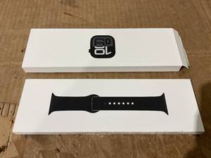 lot 6 image: Apple Watch Series 10 GPS 42mm Jet Black Aluminum Case MWWE3LWA