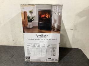 lot 614 image: Better Homes & Gardens  Electric Corner Stove Heater with Remote
