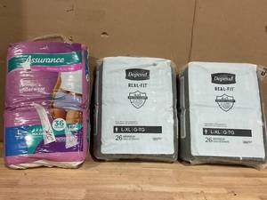 lot 396 image: LOT OF 3 Adult Underwear LXL