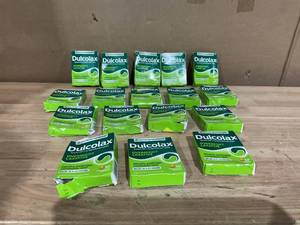 lot 402 image: LOT OF 27 Dulcolax Stimulant Laxative Tablets, Gentle Constipation Relief with Magnesium Hydroxide