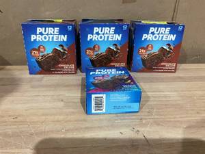 lot 404 image: LOT OF 4 Protein Bars
