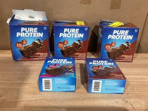 lot 405 image: LOT OF 5 Protein Bars