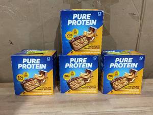 lot 406 image: LOT OF 4 Protein Bars