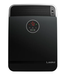 lot 138 image: Lasko 18 1500W Whole Room Ceramic Console Space Heater with Remote, Black, CC18306