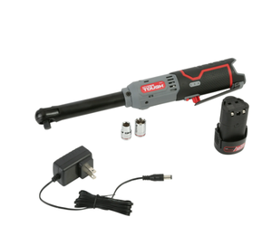 lot 147 image: Hyper Tough 12V Max Lithium-Ion 38-inch Cordless Extended Reach Ratchet with 1.5Ah Battery and Charger
