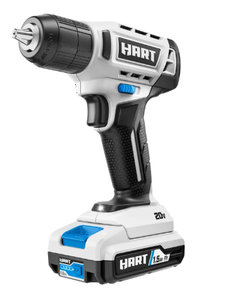 lot 153 image: HART 20V 38 DrillDriver Kit with 250 ft-lb Torque, 1.5Ah Lithium-Ion Battery and Charger