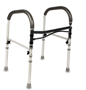 lot 636 image: Equate Bathroom Toilet Safety Rails, Toilet Handles for Elderly and Handicap