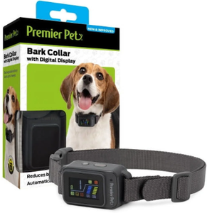 lot 436 image: Premier Pet Bark Collar with Digital Display - Reduces barking quickly & safely