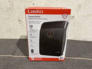 lot 181 image: Lasko 18 1500W Whole Room Ceramic Console Space Heater with Remote