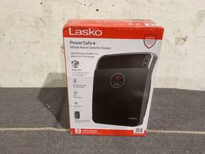 lot 182 image: Lasko 18 1500W Whole Room Ceramic Console Space Heater with Remote