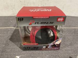 lot 190 image: Platinum Series Deep Cleaning Pressurized Handheld Steamer Tool, 1200 Watts, 10 Pieces
