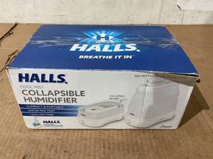 lot 262 image: Crane x HALLS Collapsible Cool Mist Humidifier, 3.5L1 Gallon