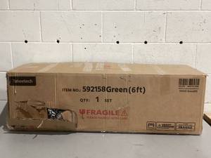 lot 555 image: 6ft Yaheetech Frosted Artificial Christmas Tree