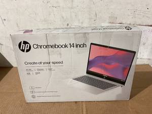 lot 20 image: HP 14 Inch HD Chromebook Laptop Intel Processor N200 4GB RAM 128GB