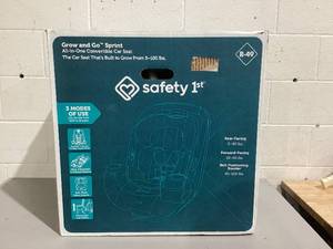 lot 92 image: Safety 1st Grow and Go Sprint All-in-One Convertible Car Seat, Cranberry Ice II, Infant & Toddler, Unisex