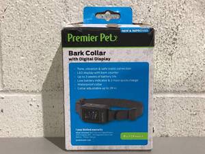 lot 574 image: Premier Pet Bark Collar with Digital Display - Reduces Barking Quickly & Safely