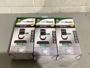 lot 580 image: LOT OF 3 Duck EasyMounts Garage Bike Dock, 2.9 in. x 5.5 in. x 11.9 in., Holds up to 50 lbs.