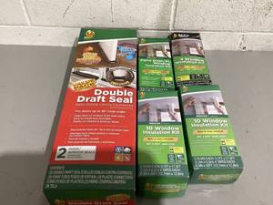 lot 581 image: LOT OF Duck Window Kit and Draft Seal