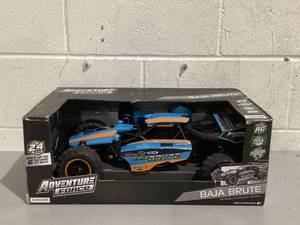 lot 587 image: Adventure Force (18) Baja Brute Battery Remote Control Ice Blue Buggy, 60821U Child