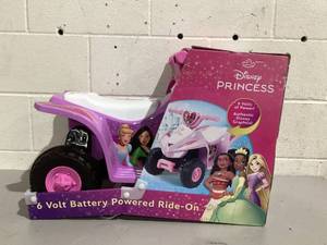 lot 588 image: 6V Disney Princess ATV, Battery Powered Ride on, by Hyper