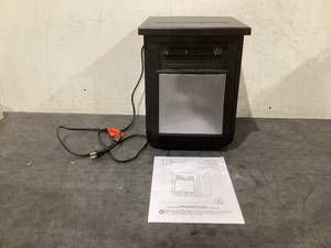 lot 678 image: Mainstays New1500W Electric 4-Element Infrared Cabinet Space Heater for Indoor