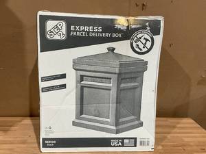 lot 454 image: Step2  Black Express Parcel Delivery Box for Package Deliveries