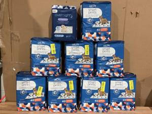 lot 458 image: LOT OF 9 Packs of Dog Pads 22in x 22in