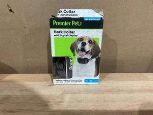 lot 474 image: Premier Pet Bark Collar with Digital Display - Reduces barking quickly & safely