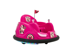 lot 356 image: Disneys Minnie Mouse 6V Bumper Car, Battery Powered Ride on by Flybar, Includes Charger