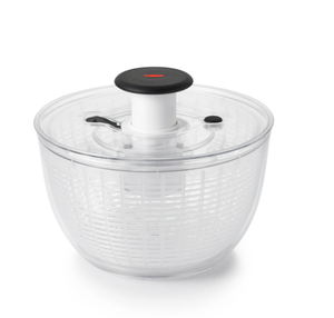 lot 448 image: OXO Softworks Salad Spinner and Fruit Washer, 6.7 Quart, Clear