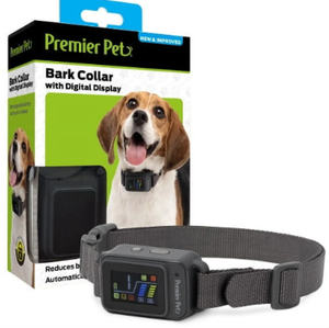 lot 473 image: Premier Pet Bark Collar with Digital Display - Reduces barking quickly & safely