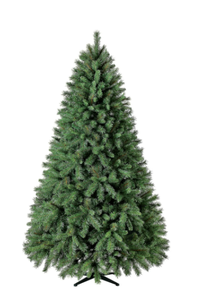 lot 646 image: Non-Lit Donner Fir Artificial Christmas Tree, 7.5 ft, by Holiday Time