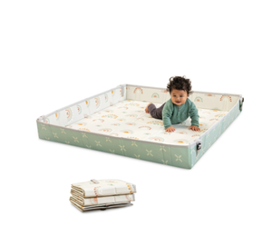 lot 648 image: Infantino Rainbow Foldable Soft Foam Mat 59, for Babies & Toddlers, Multicolor