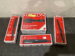 lot 683 image: LOT OF 4 Revlon Hair Tools