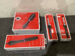 lot 684 image: LOT OF 4 Revlon Hair Tools