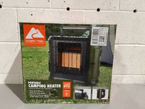 lot 592 image: Ozark Trail 10,000 BTU Portable Propane Heater