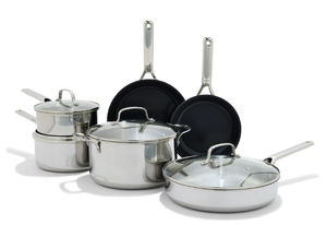 lot 58 image: 13PCS OXO Non-stick Stainless Steel Cookware