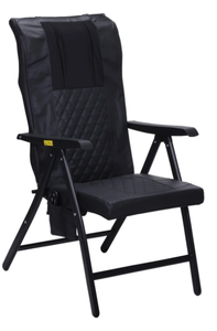 lot 91 image: Brookstone Shiatsu and Dual Heating Folding Massage Chair, High Quality Material