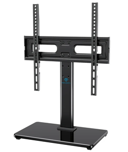 lot 186 image: Perlesmith Universal Swivel Tabletop TV Stand Fits 32 to 60 TVs