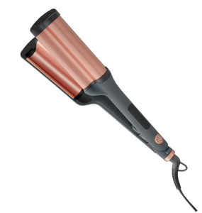 lot 269 image: Hairitage Ceramic Tourmaline 3 Barrel Hair Waver Curling Iron and Crimper