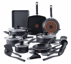 lot 278 image: 22PCS T-fal Kitchen Solutions, Non-Stick Pots and Pans Cookware Set